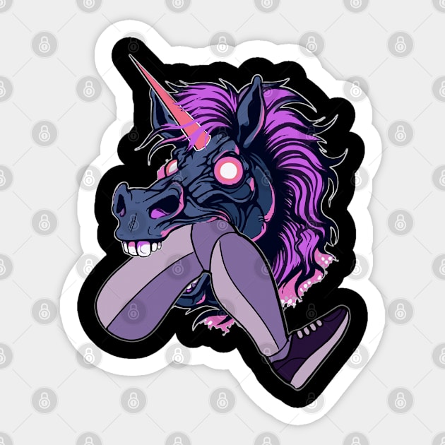 Zombiecorn Sticker by GraphGeek